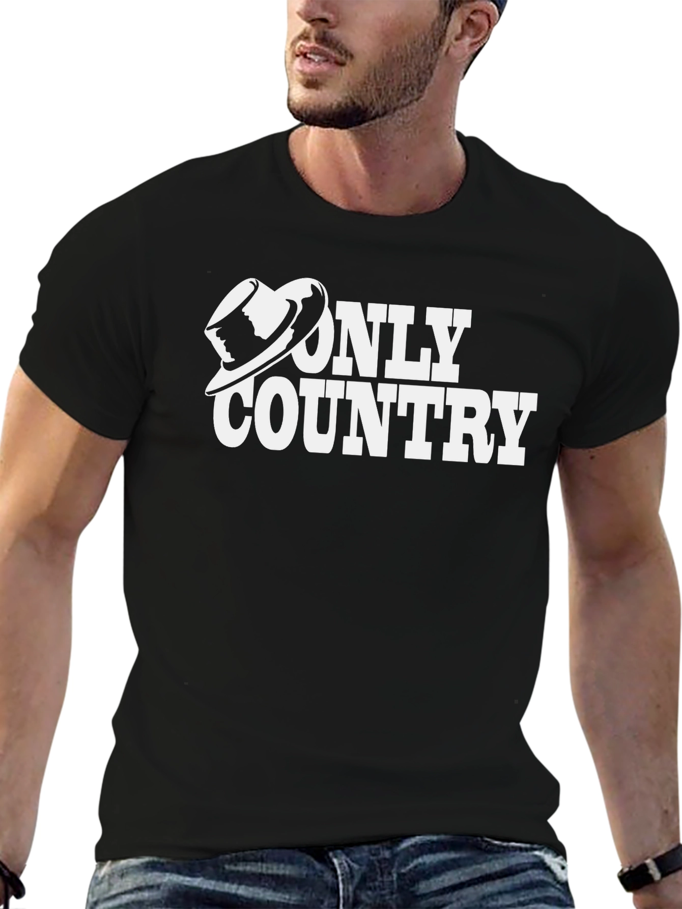 Only Country Music T-Shirt Black