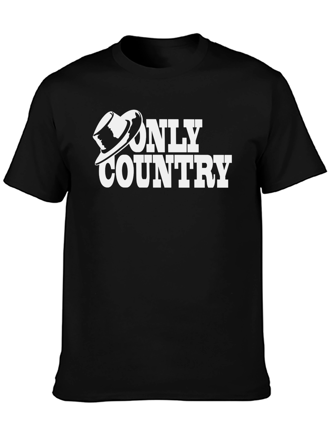Only Country Music T-Shirt Black
