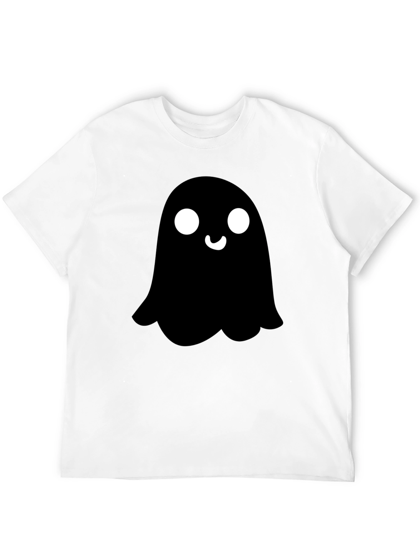Ghost Graphic Black T-Shirt - Spooky & Stylish