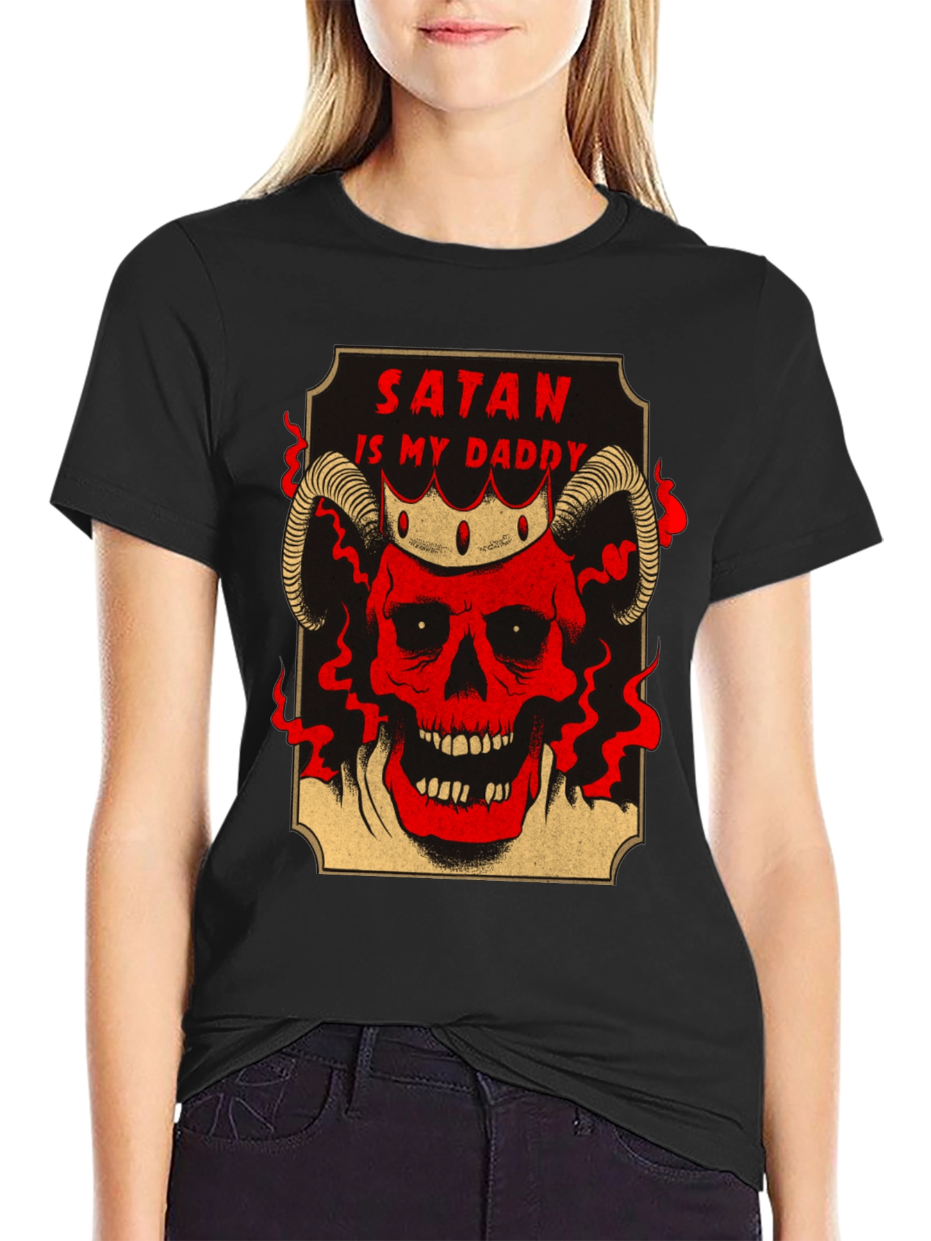 Satan is My Daddy Graphic T-Shirt
