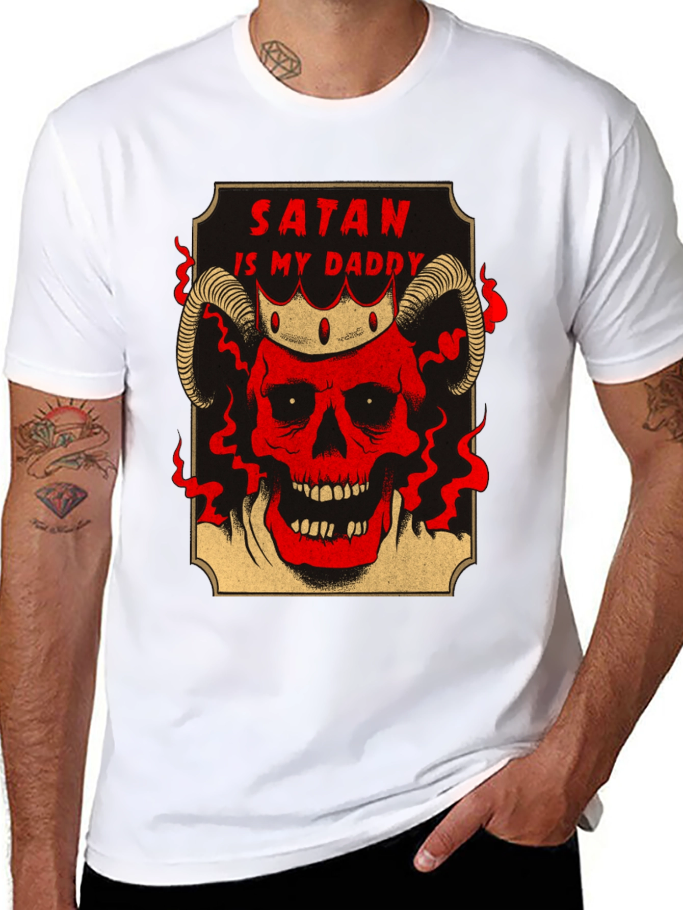 Satan is My Daddy Graphic T-Shirt
