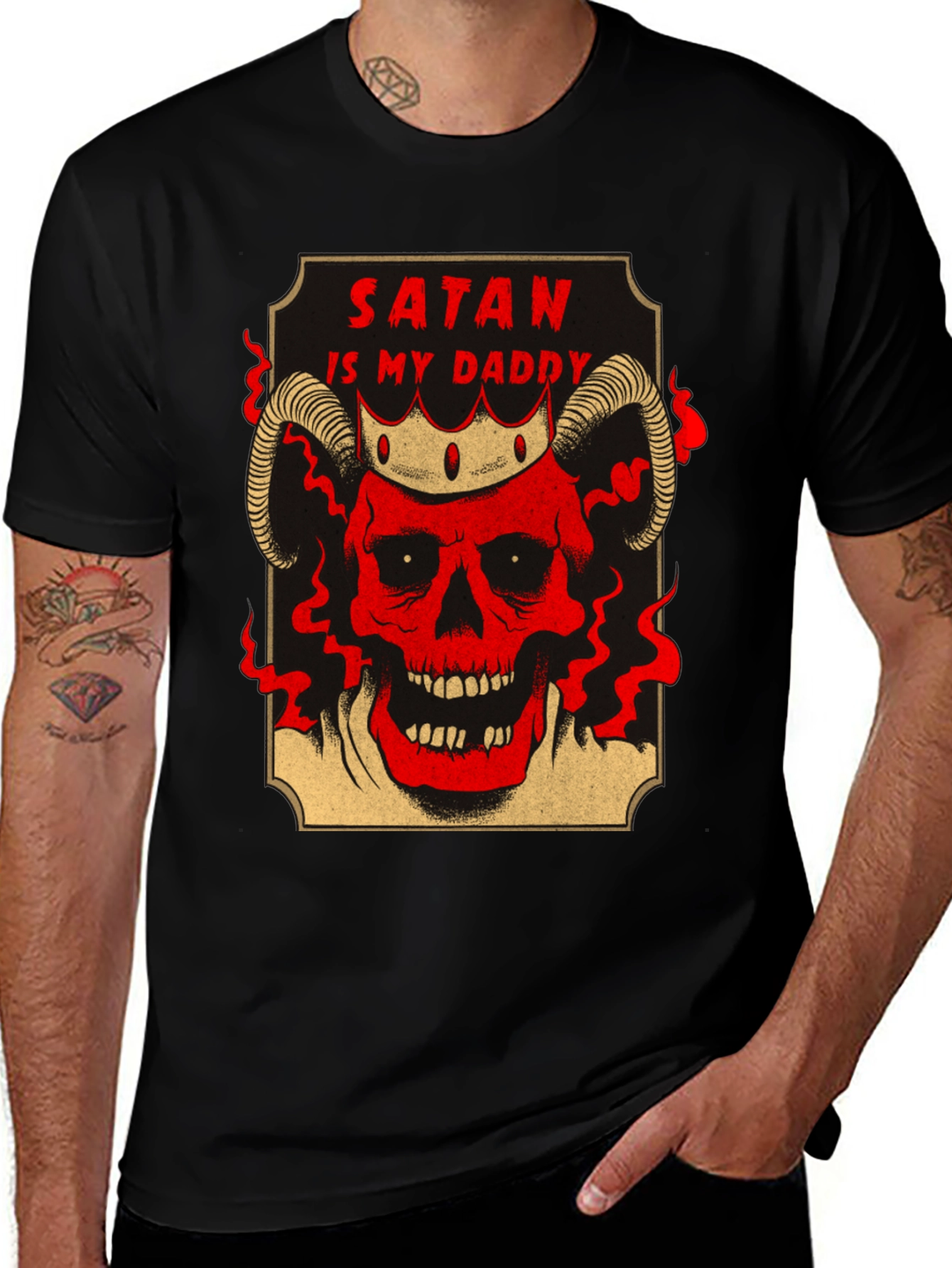 Satan is My Daddy Graphic T-Shirt