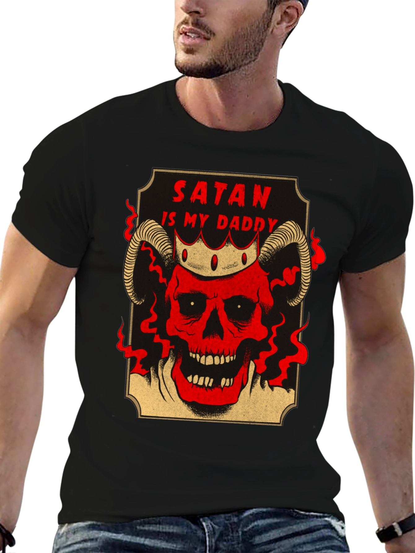 Satan is My Daddy Graphic T-Shirt