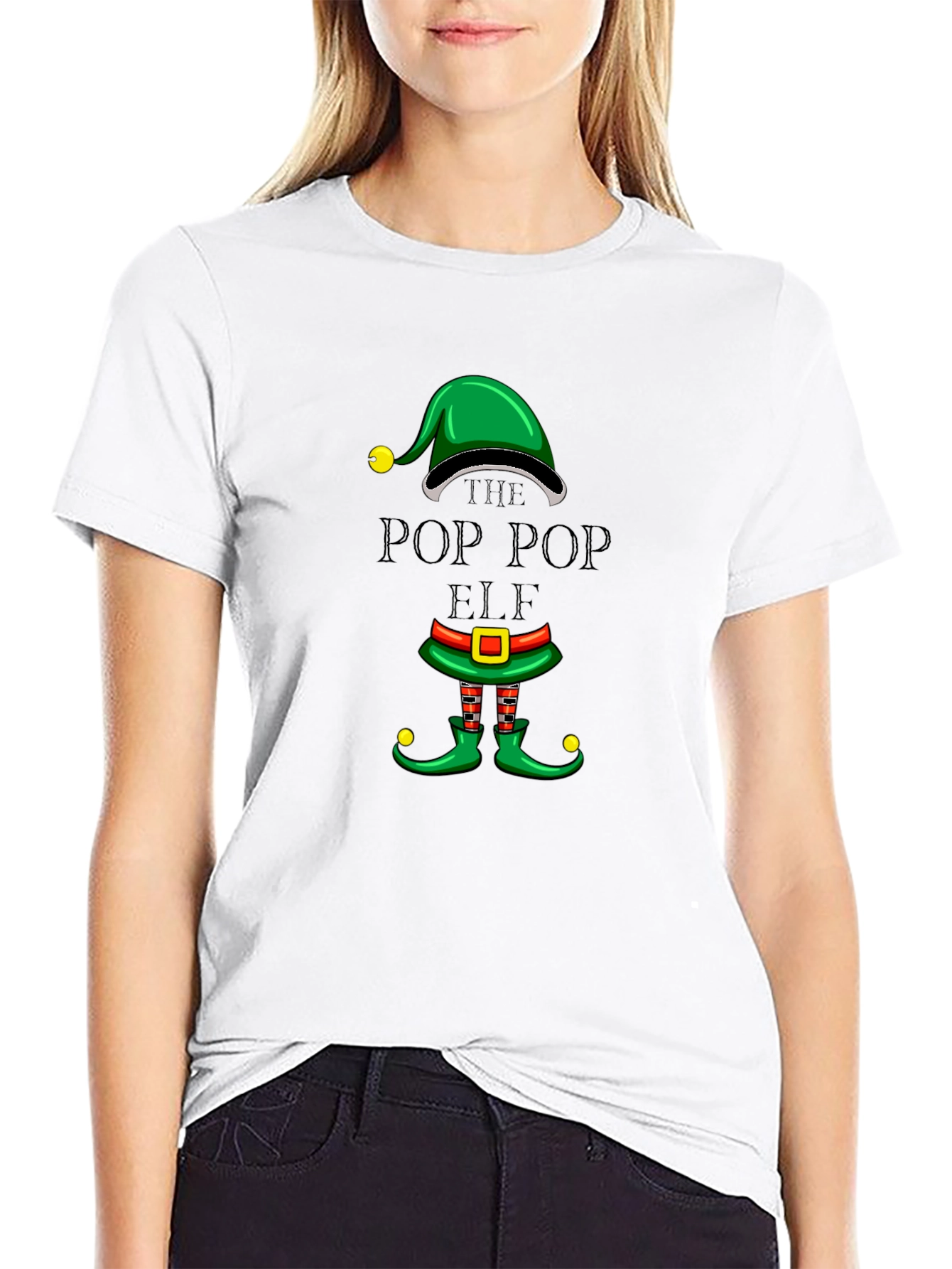 Pop Pop Elf Christmas T-Shirt
