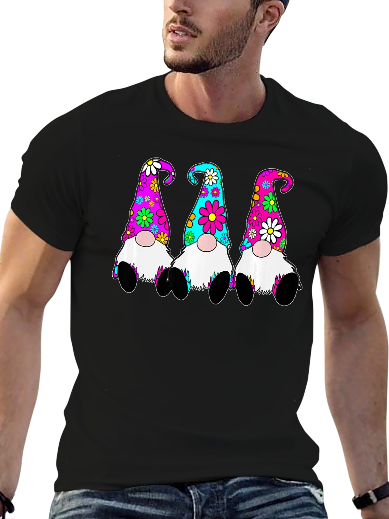 Gnome Flower Power T-Shirt