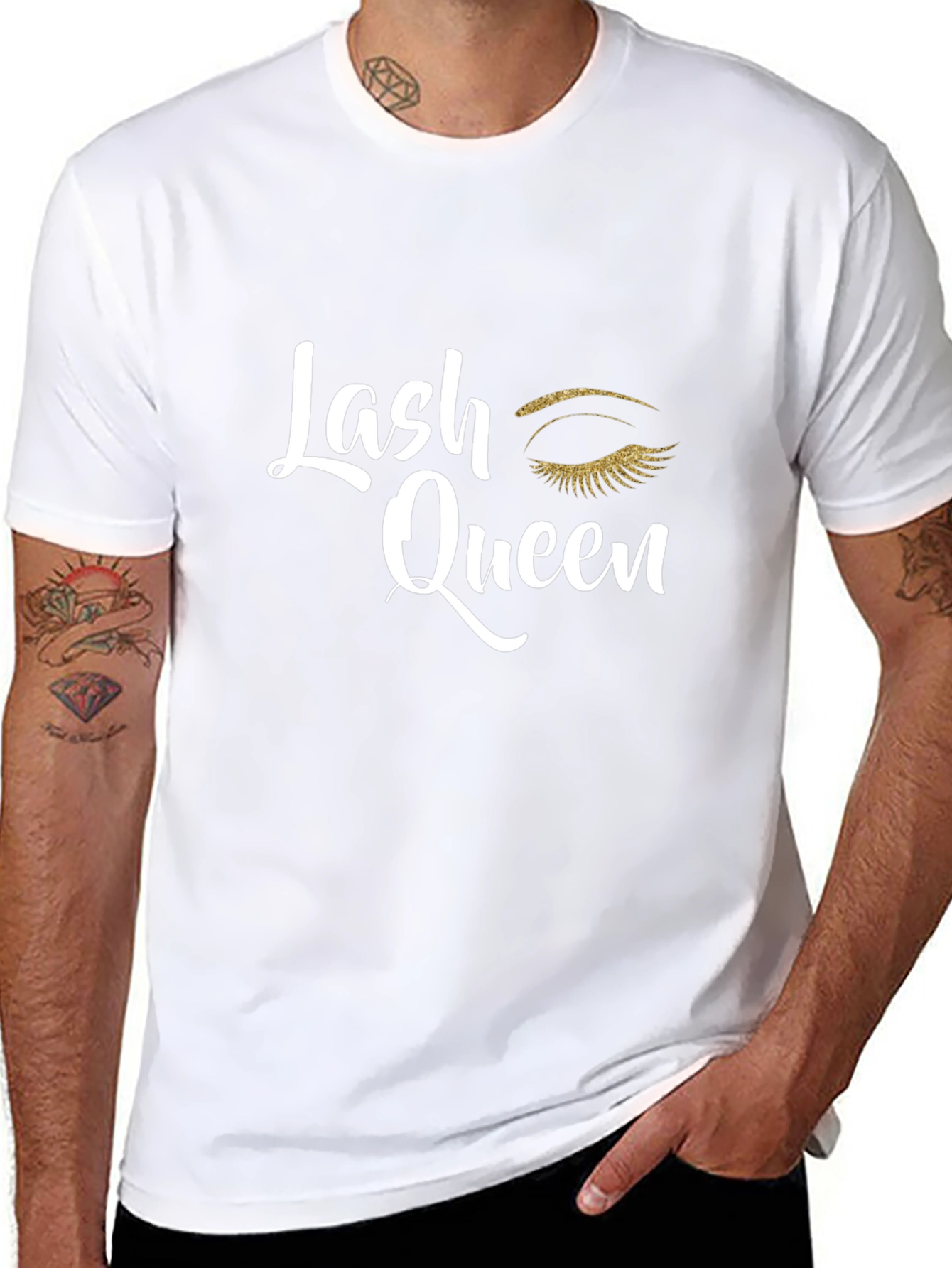 Lash Queen T-Shirt - Stylish Eye Design Tee