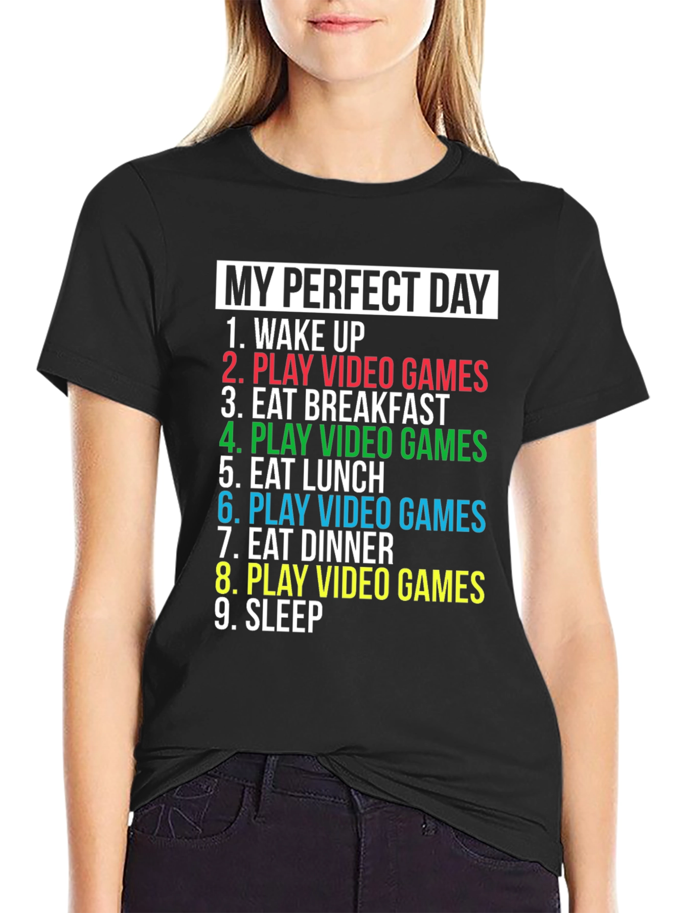 My Perfect Day Gaming T-Shirt
