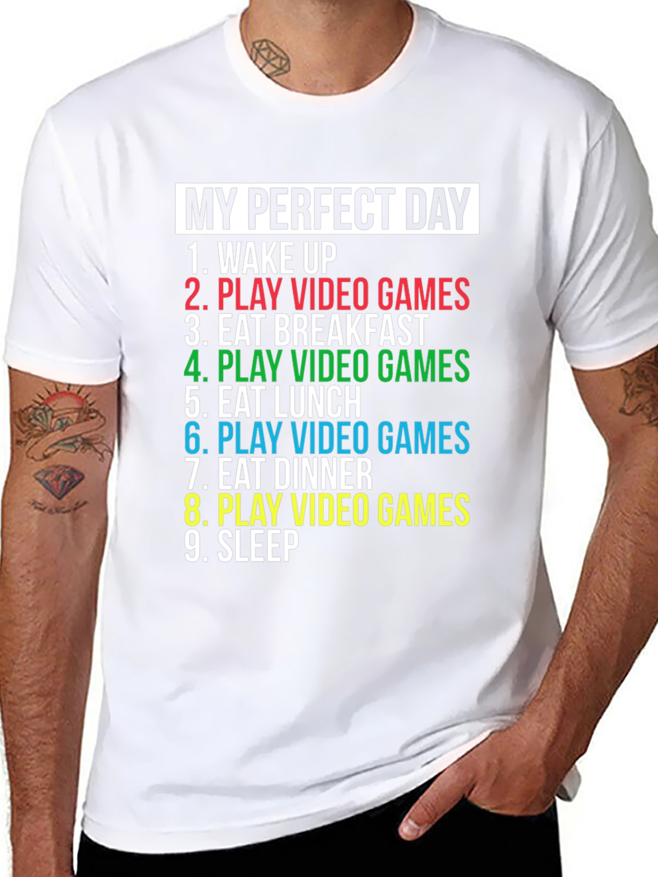 My Perfect Day Gaming T-Shirt
