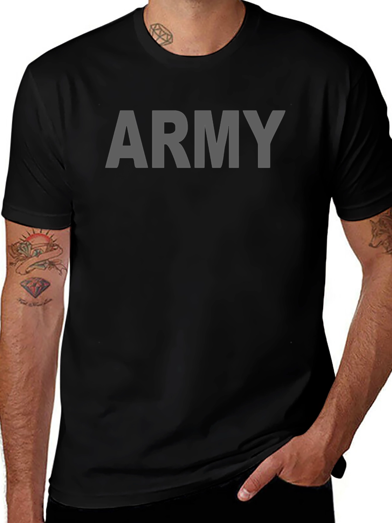 Army Logo T-Shirt - Mens Classic Tee