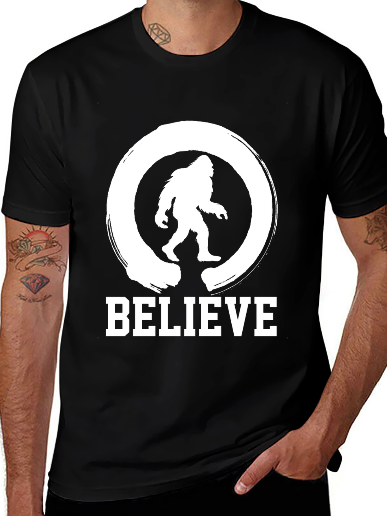 Believe Bigfoot Tee - Cryptid Enthusiast T-Shirt