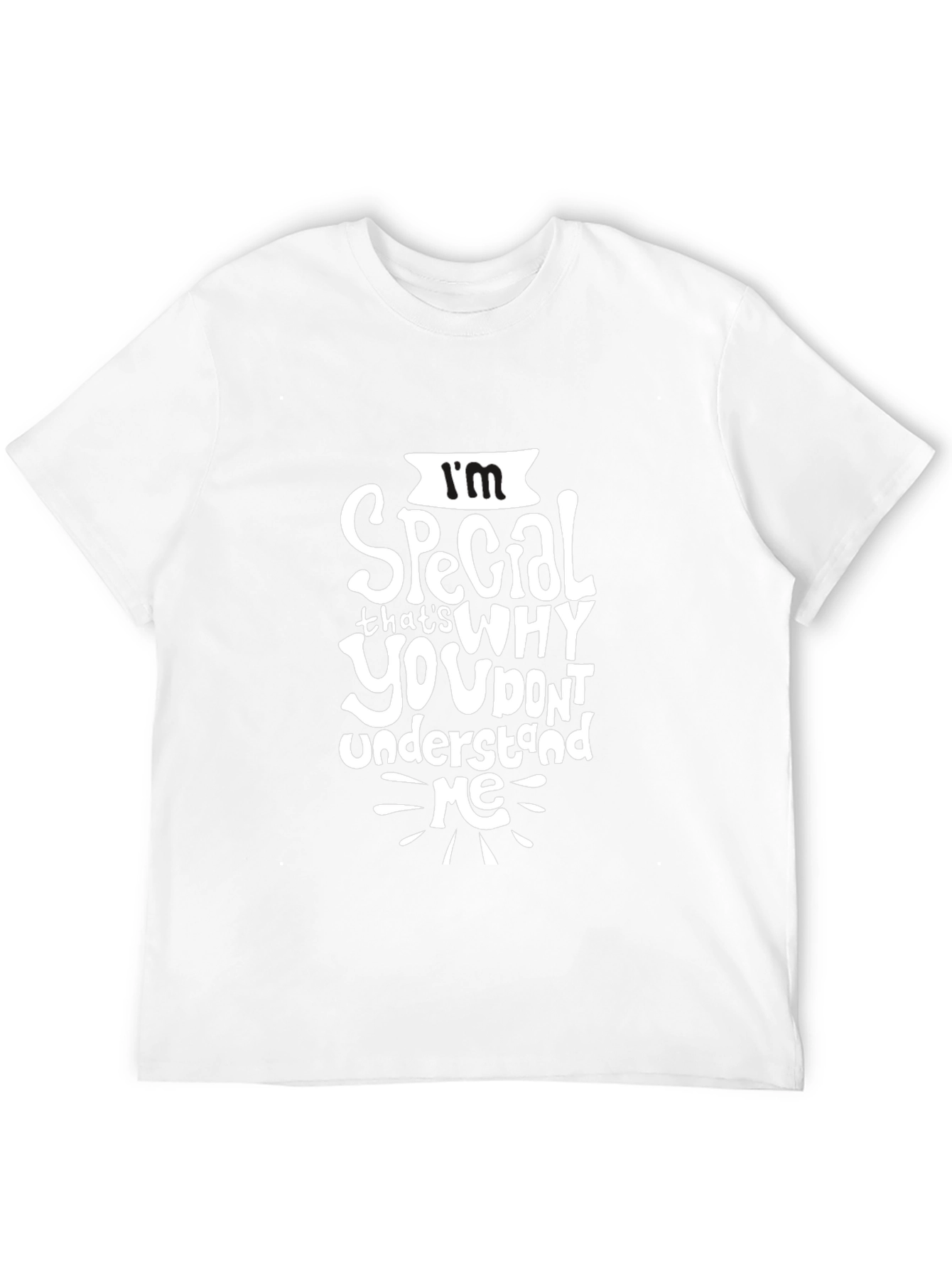 Im Special Graphic Tee - Black Cotton T-Shirt