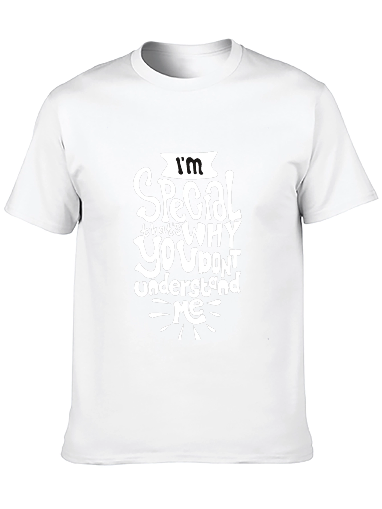 Im Special Graphic Tee - Black Cotton T-Shirt