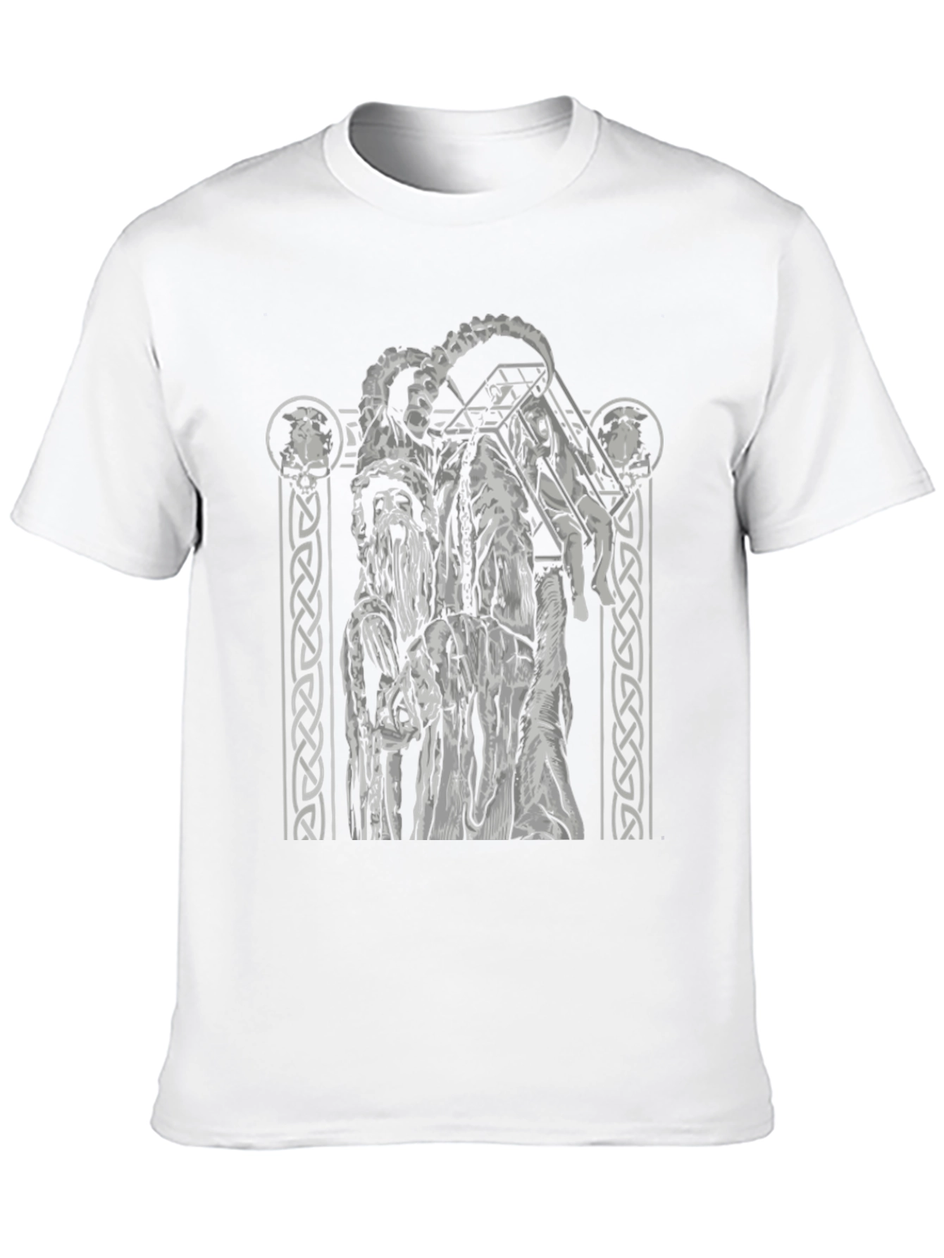 Grim Graphic Tee - Nordic Mythology T-Shirt