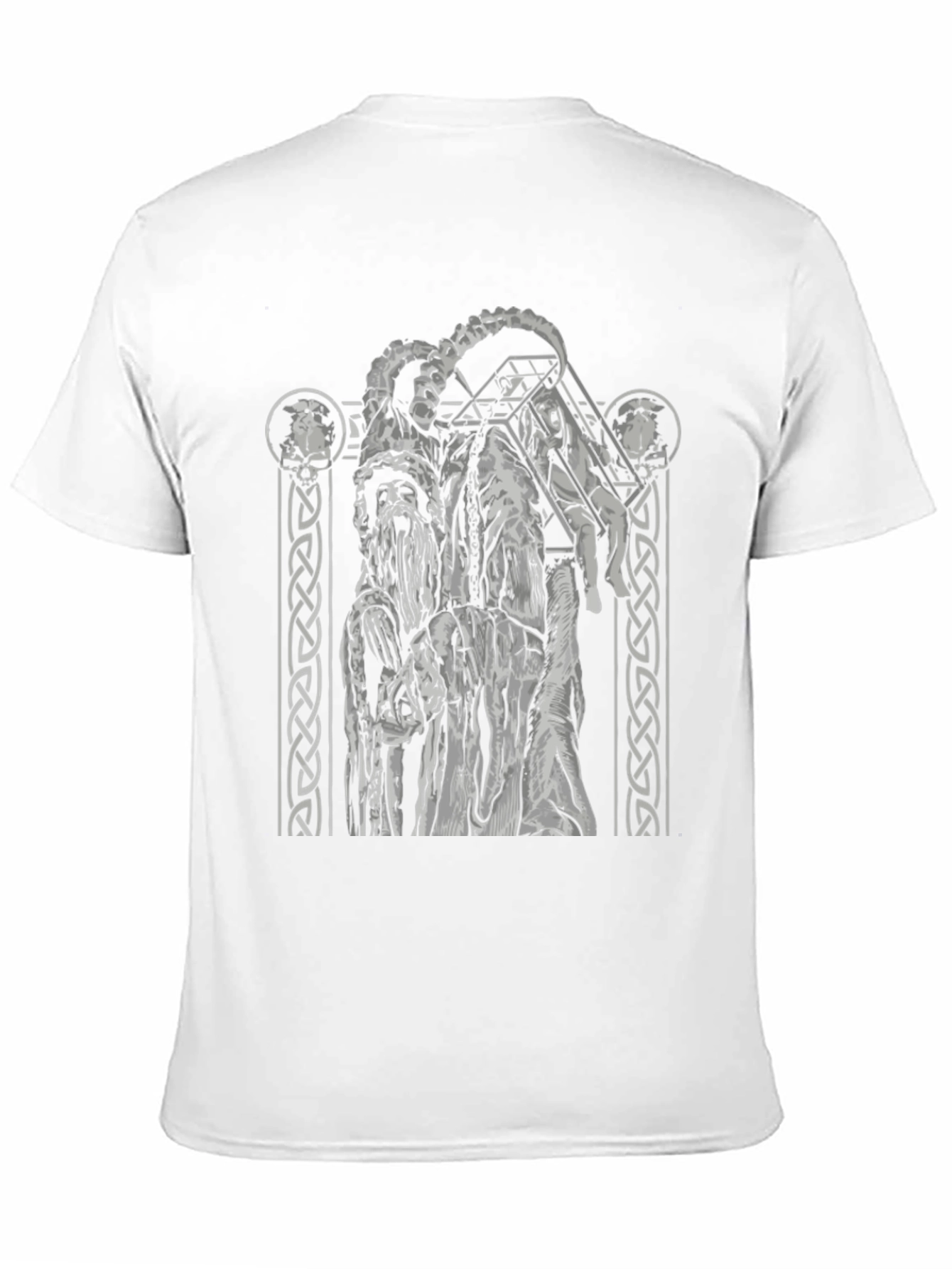 Grim Graphic Tee - Nordic Mythology T-Shirt