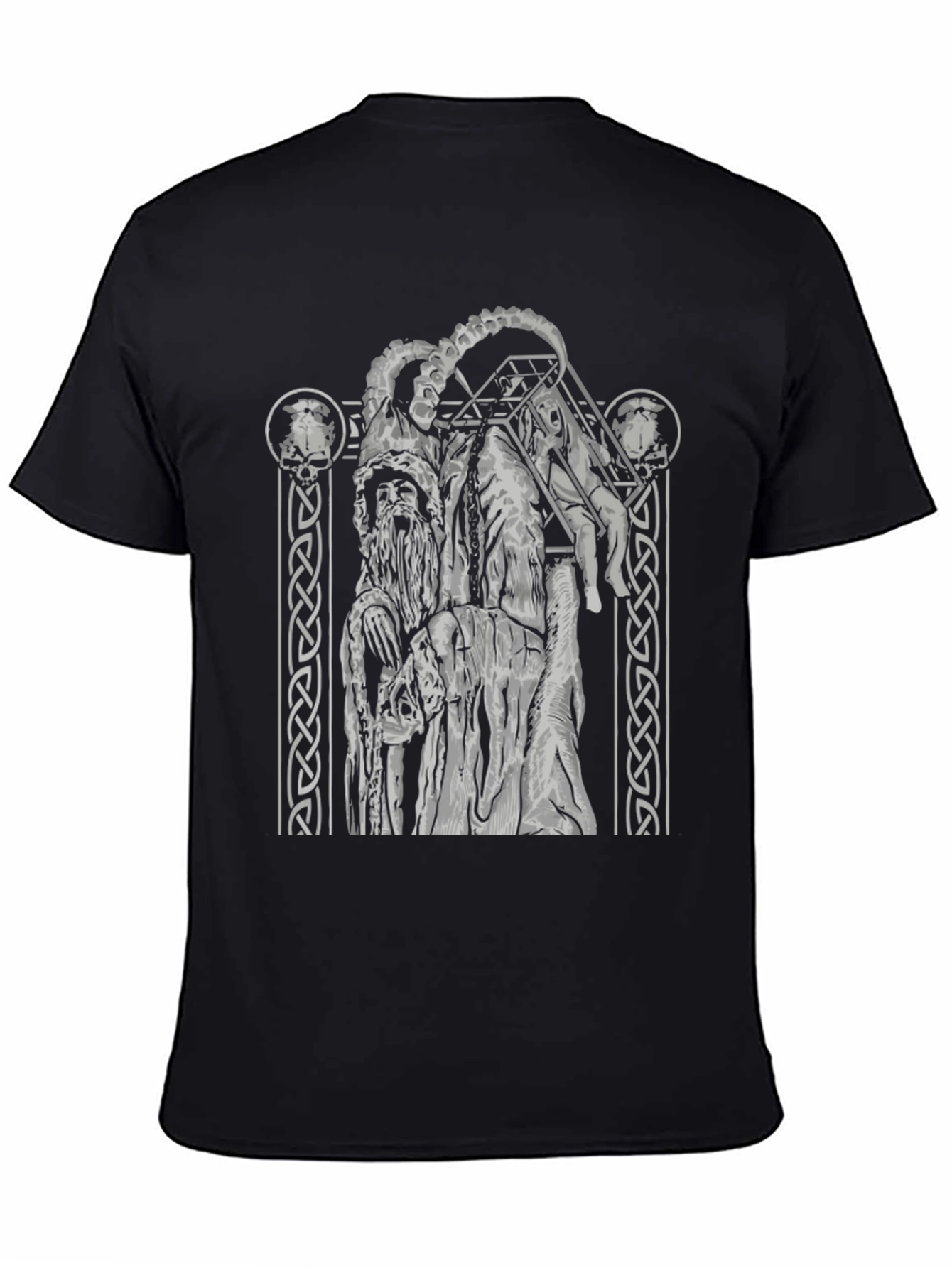 Grim Graphic Tee - Nordic Mythology T-Shirt