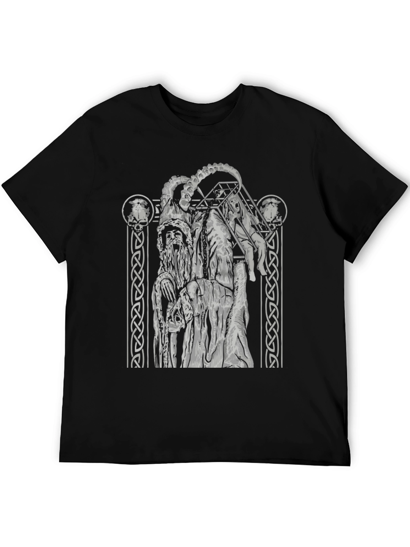 Grim Graphic Tee - Nordic Mythology T-Shirt