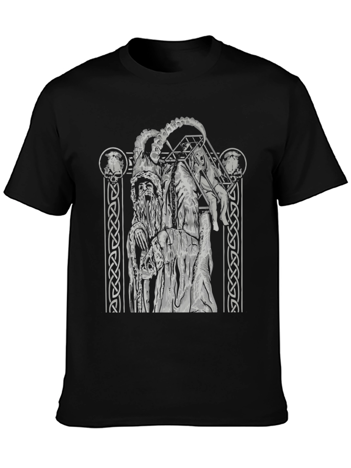 Grim Graphic Tee - Nordic Mythology T-Shirt