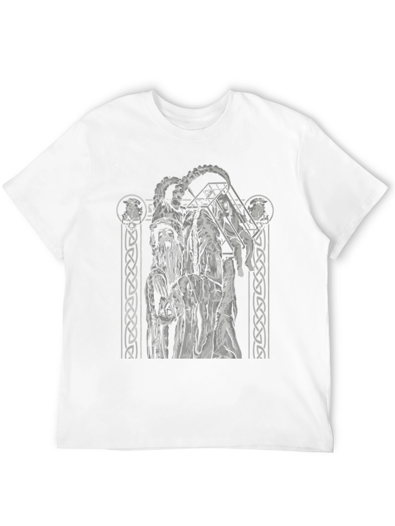 Grim Graphic Tee - Nordic Mythology T-Shirt
