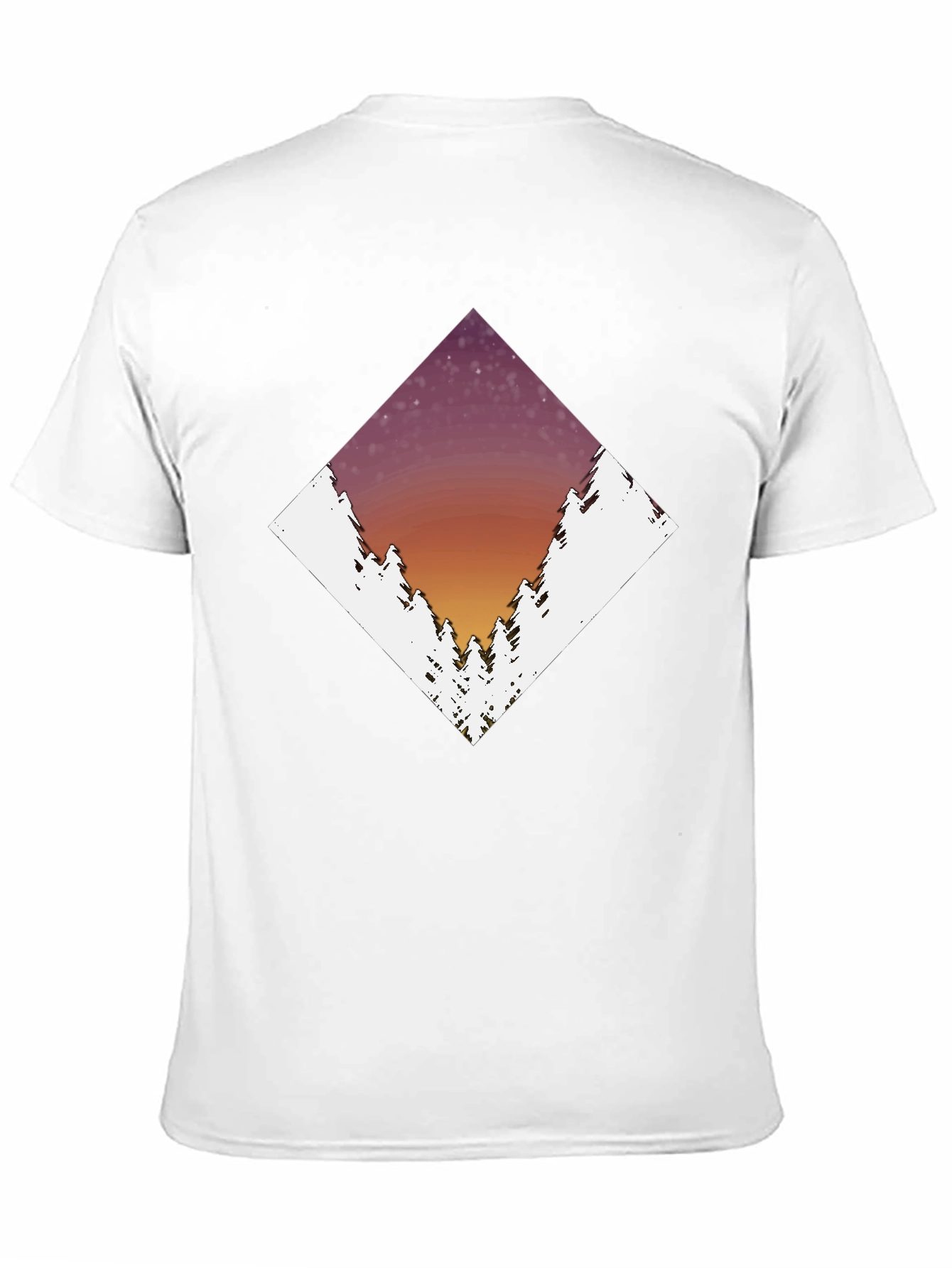 Diamond Forest Graphic Tee - Black