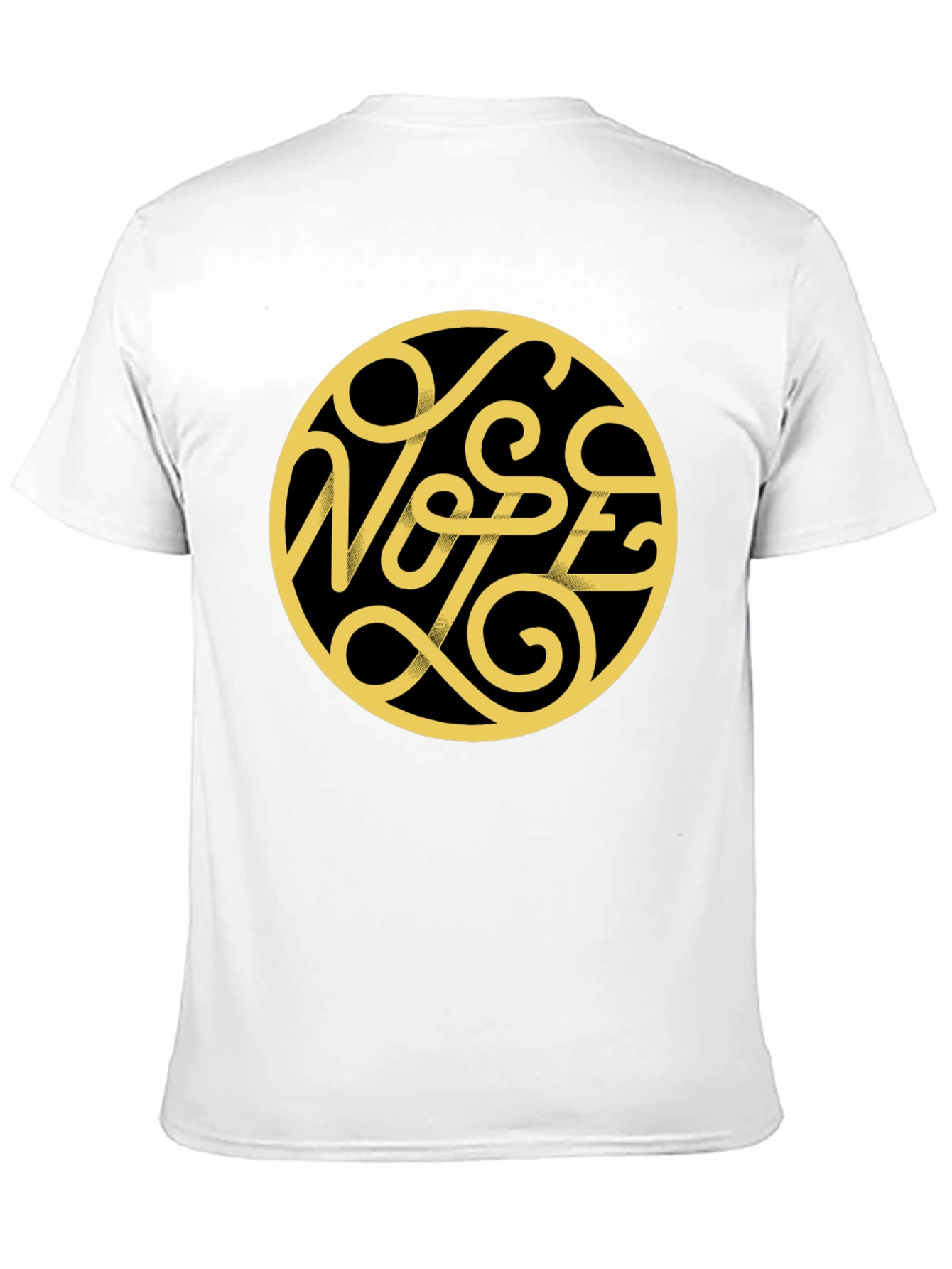 Nope Graphic Print Black T-Shirt
