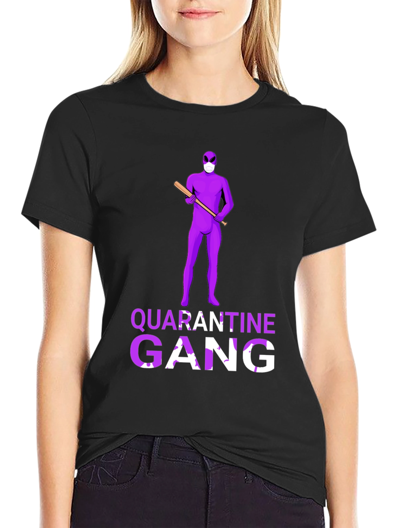 Quarantine Gang T-Shirt - Novelty Graphic Tee