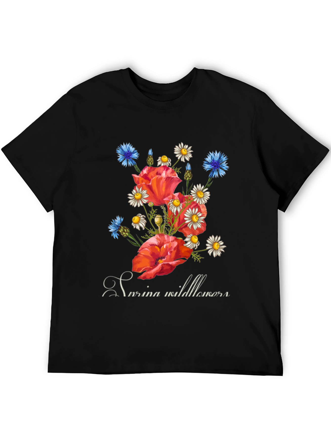 Wildflower Graphic Tee - Stylish Floral Design