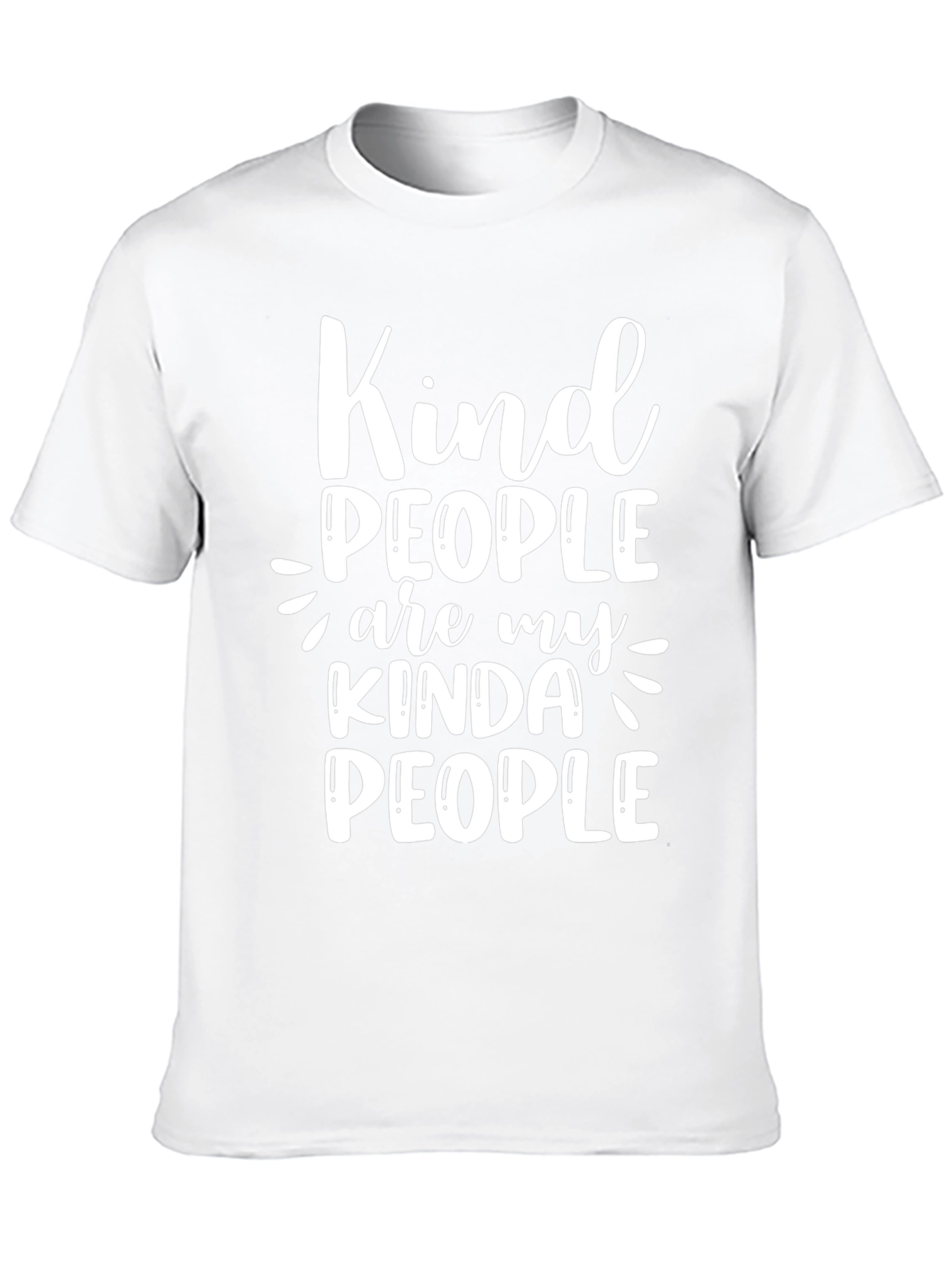 Kind People Graphic Tee - Black Cotton Shirt
