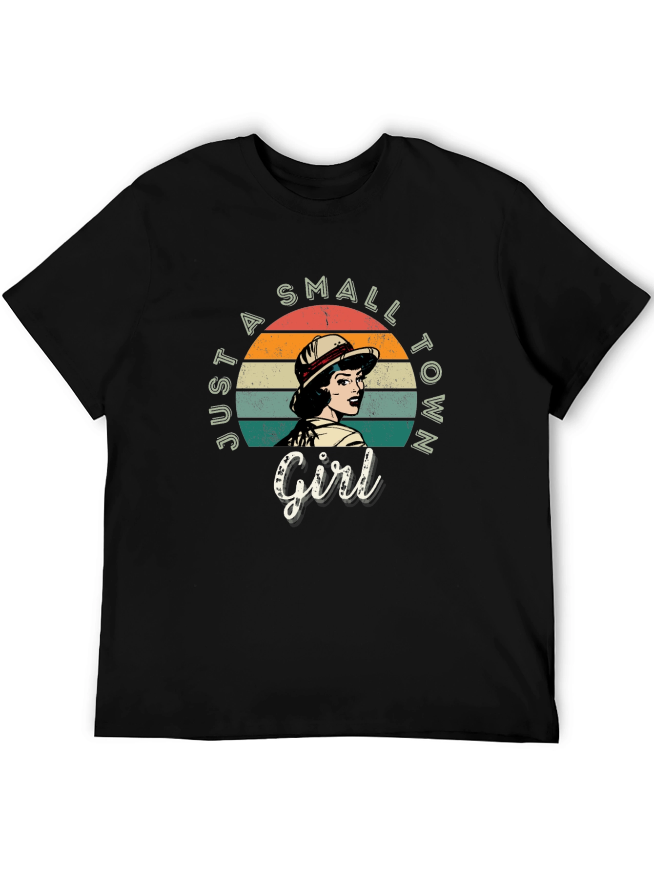 Small Town Girl Retro Graphic Tee