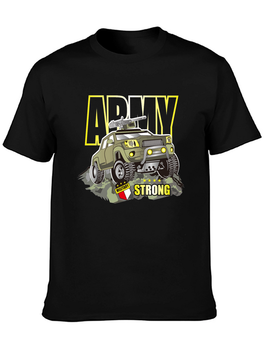 Army Strong Graphic T-Shirt - Military Style Tee