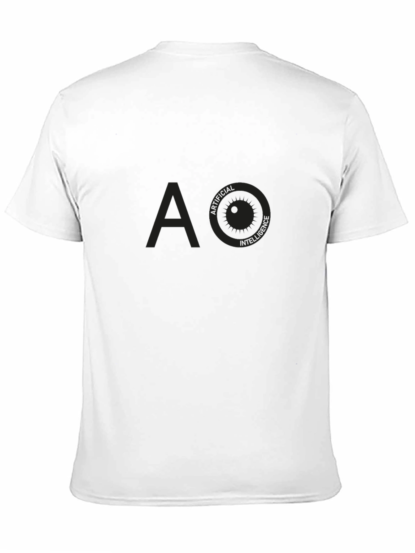 AO Artificial Intelligence Graphic Tee - Modern Black T-Shirt