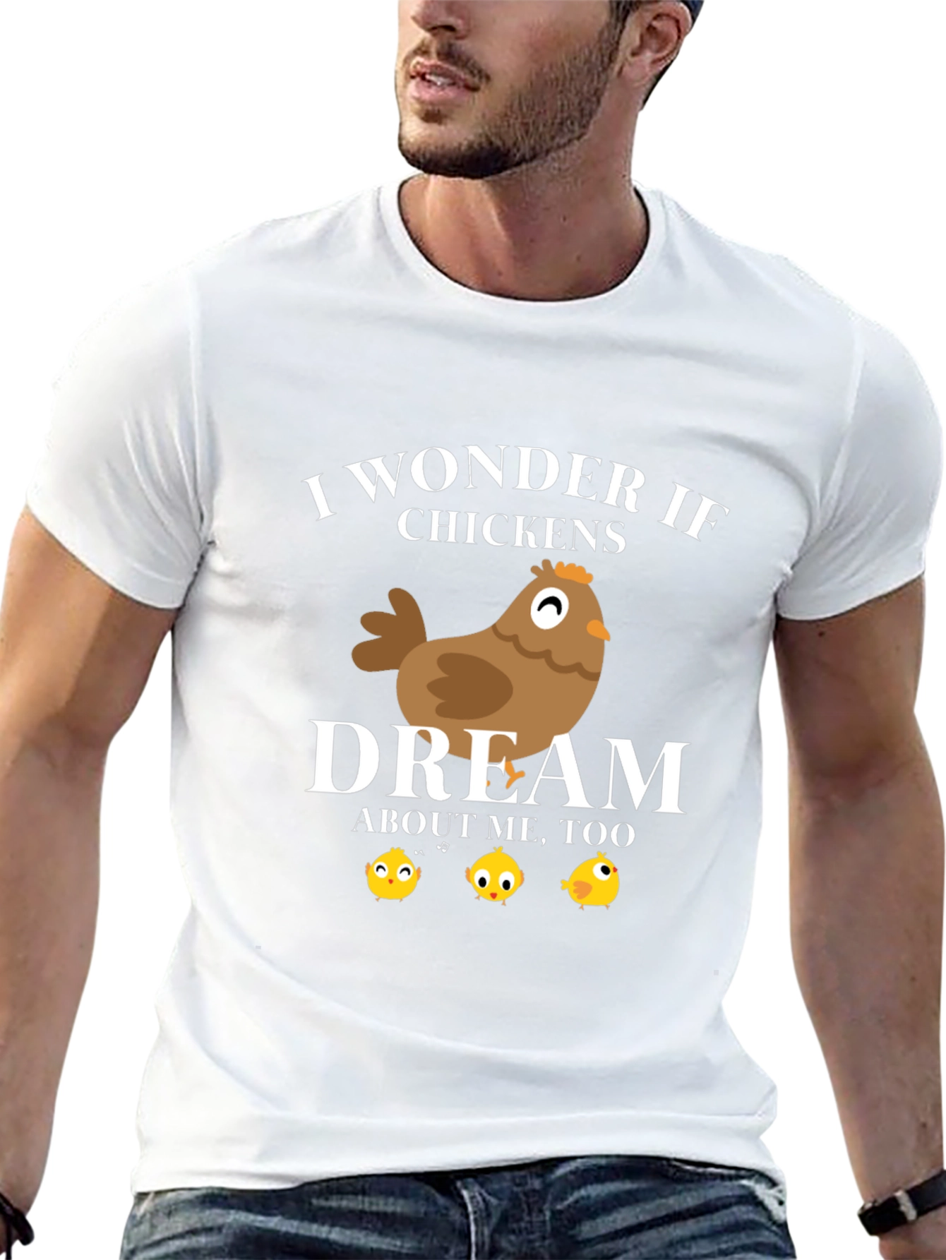 Funny Chicken Dream Graphic T-Shirt