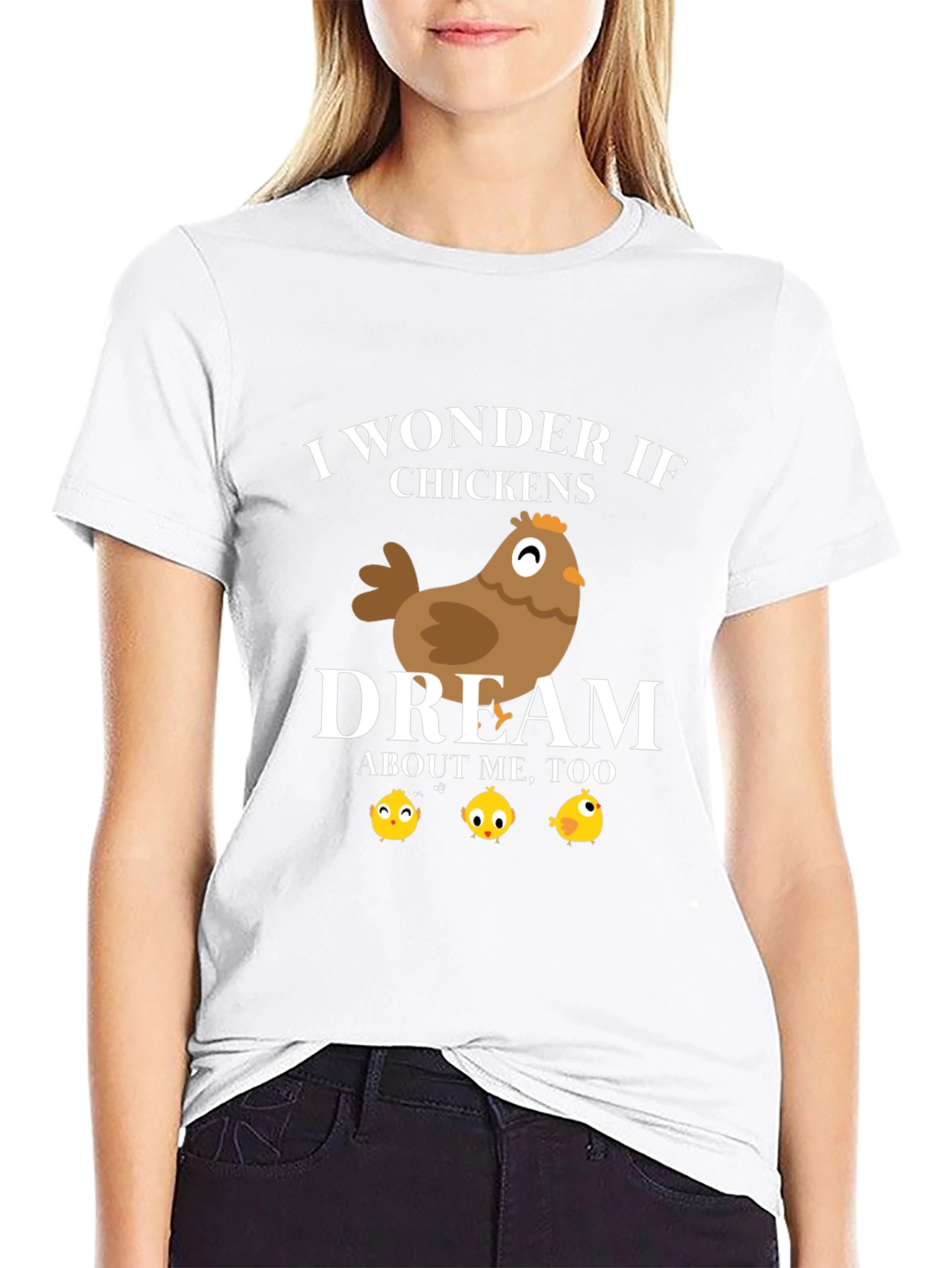 Funny Chicken Dream Graphic T-Shirt