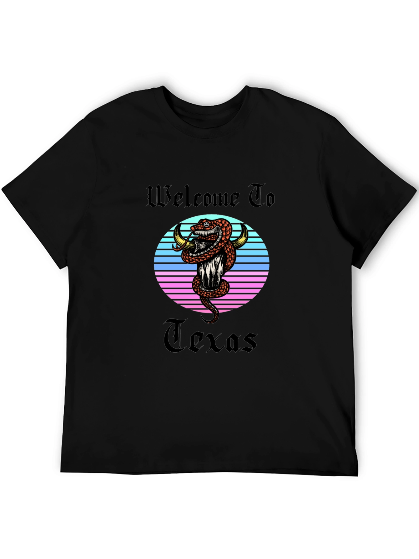 Welcome To Texas Snake Graphic T-Shirt