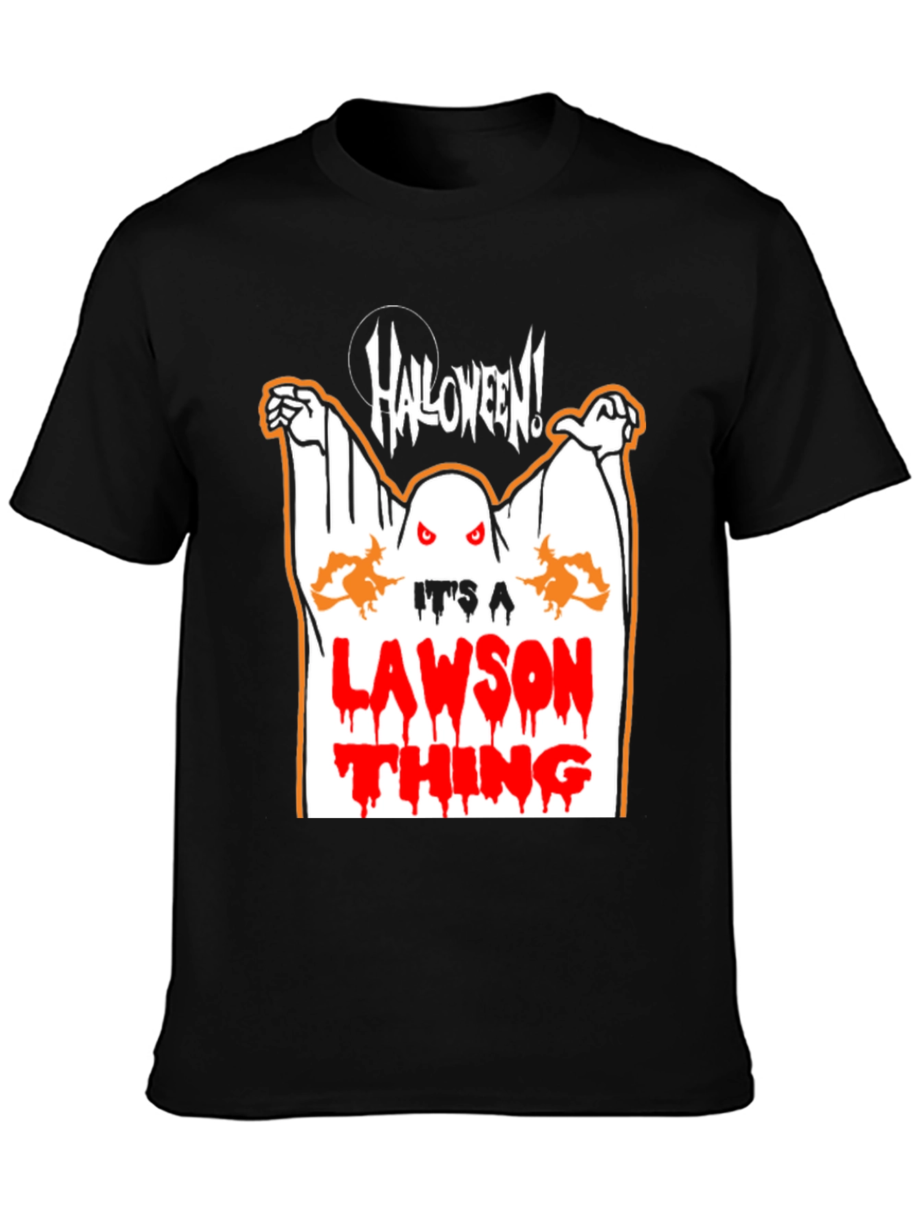 Halloween Lawson Thing Black T-Shirt