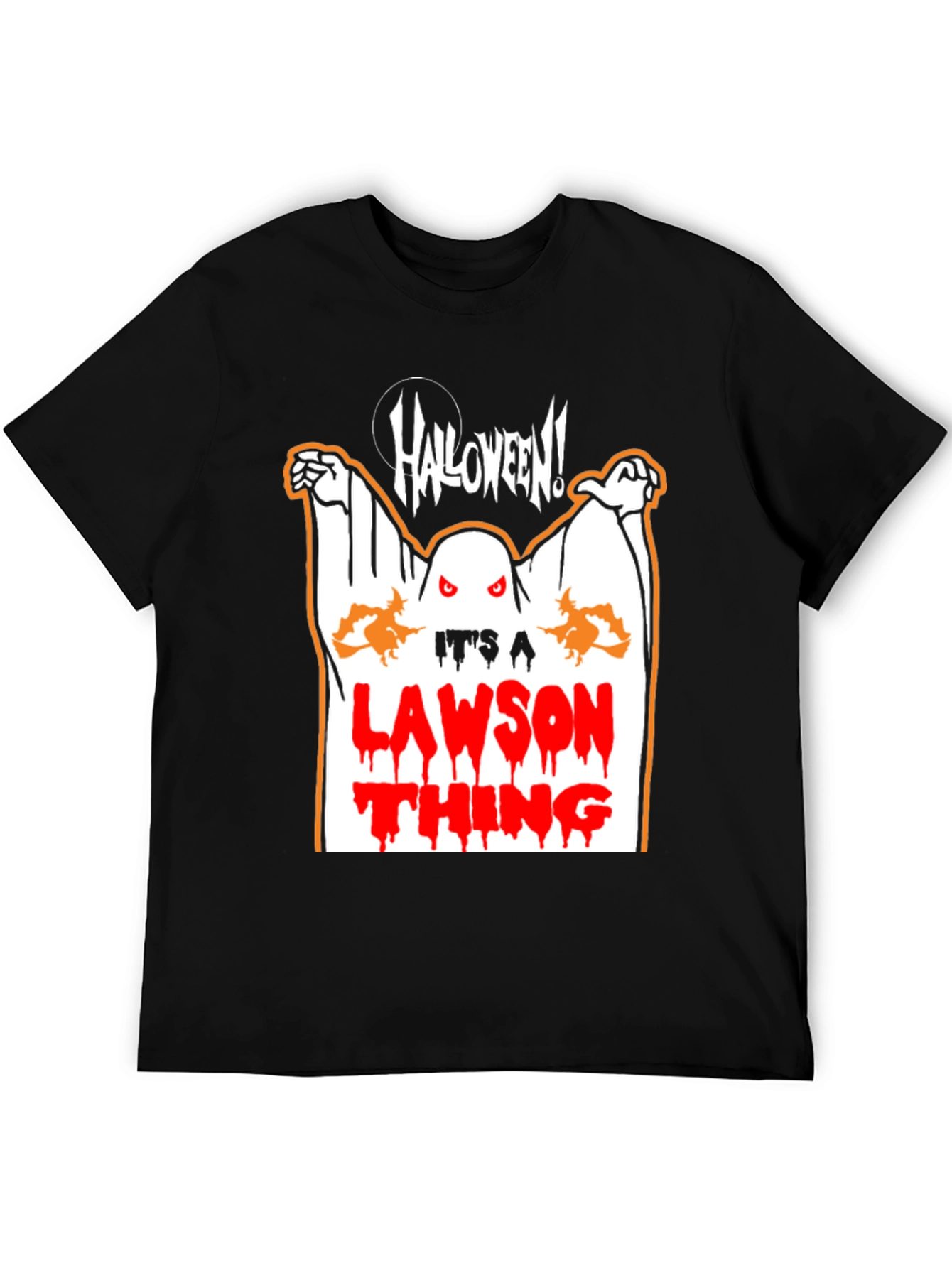 Halloween Lawson Thing Black T-Shirt