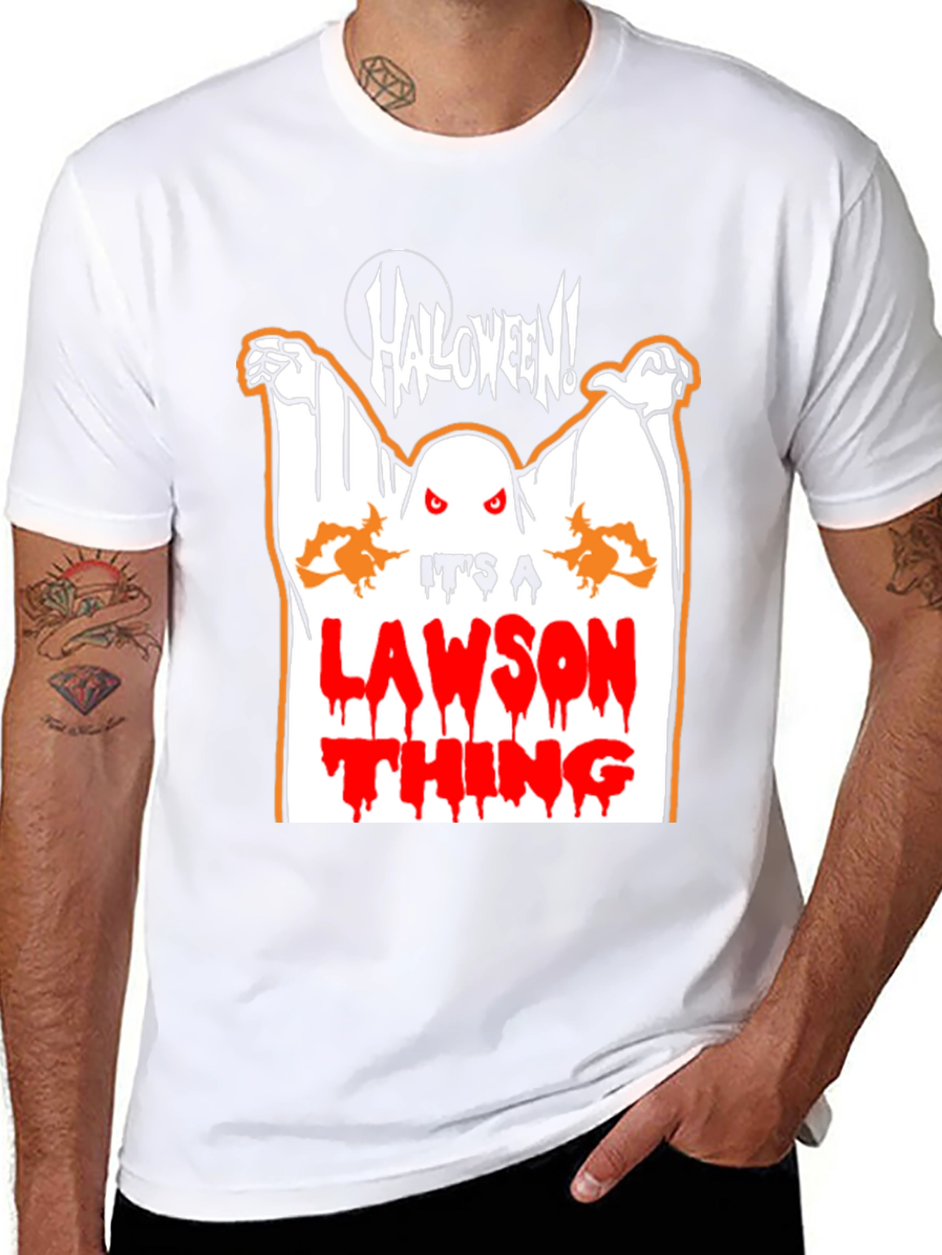 Halloween Lawson Thing Black T-Shirt