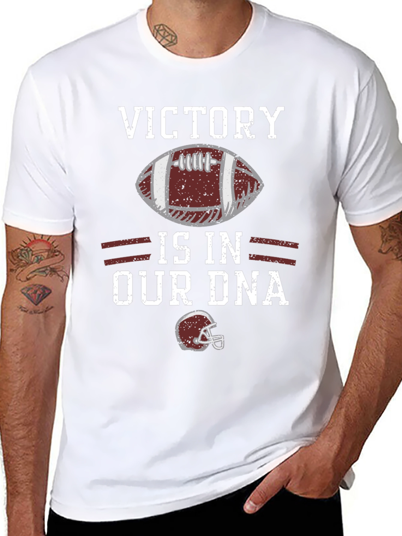 Victory is in Our DNA Football T-Shirt