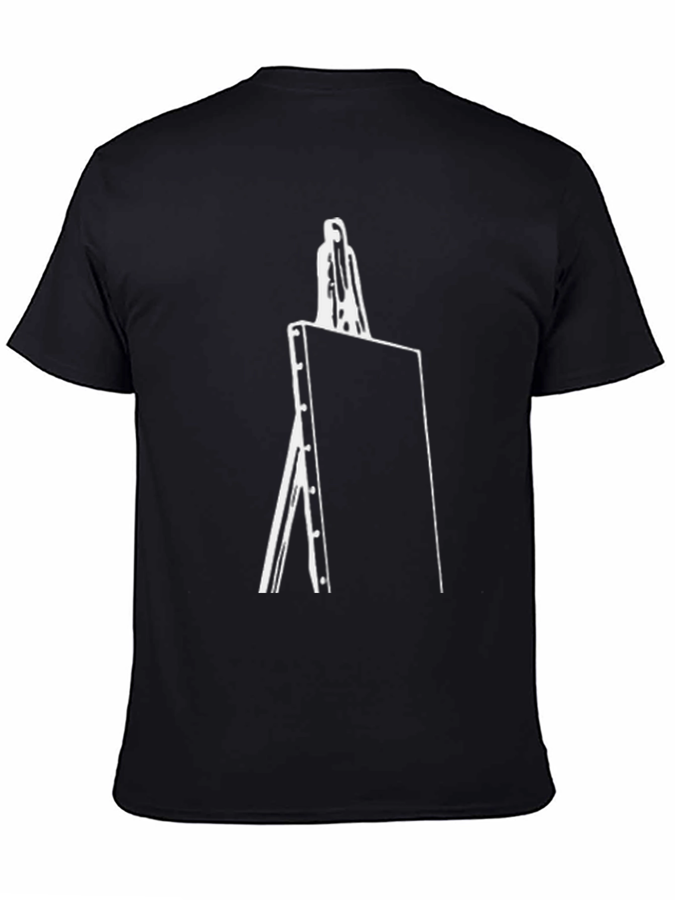 Easel Graphic Tee - Modern Artistic Design