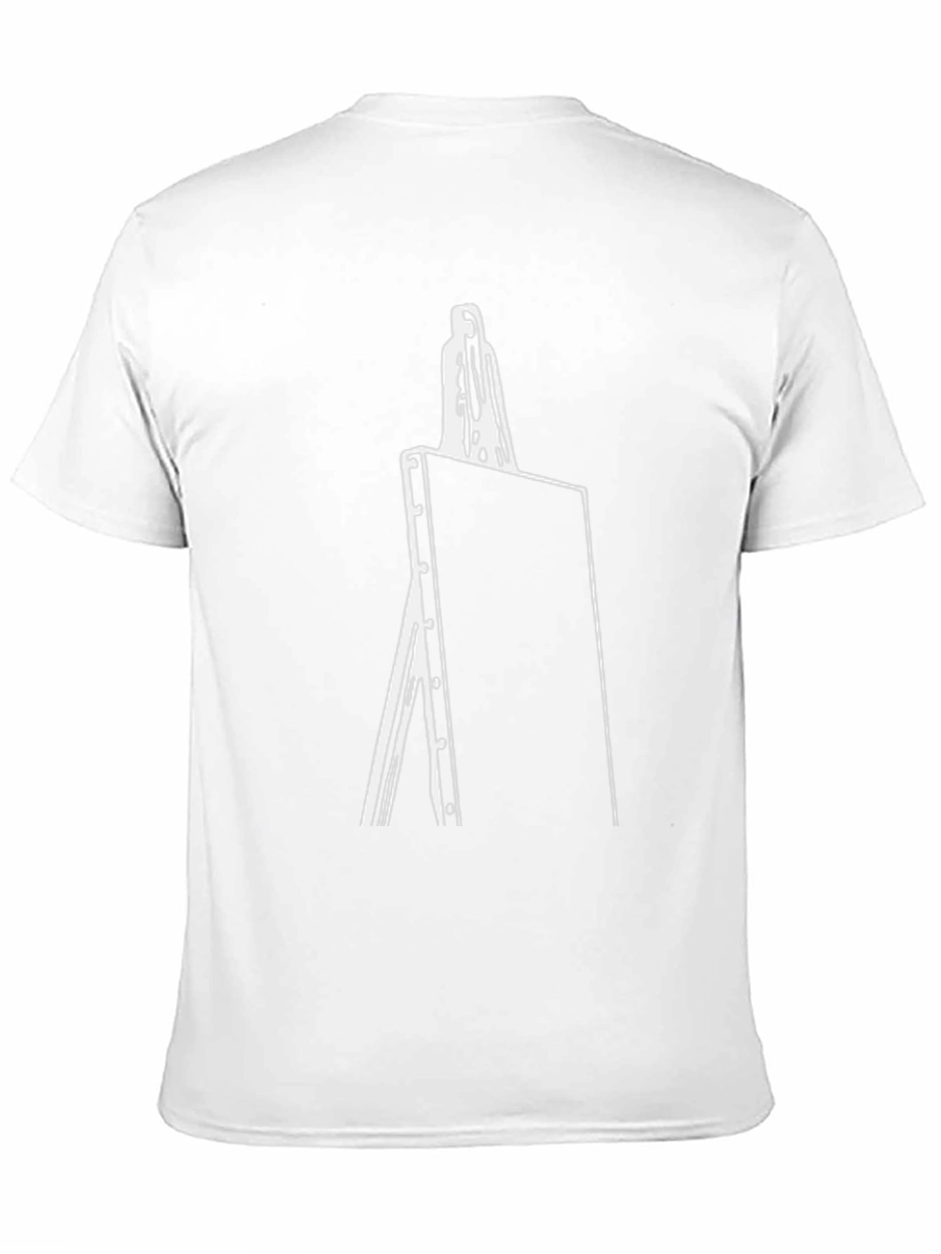 Easel Graphic Tee - Modern Artistic Design