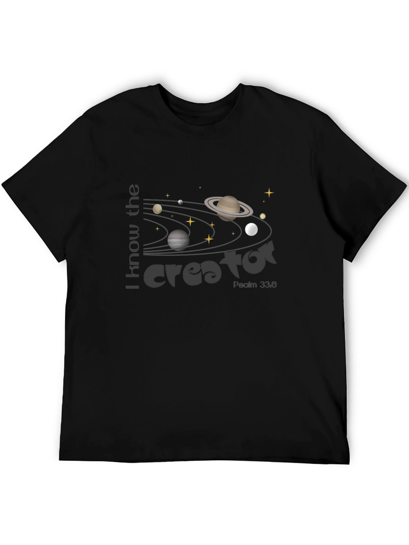 Creator Universe Graphic Tee - Psalm 33:6