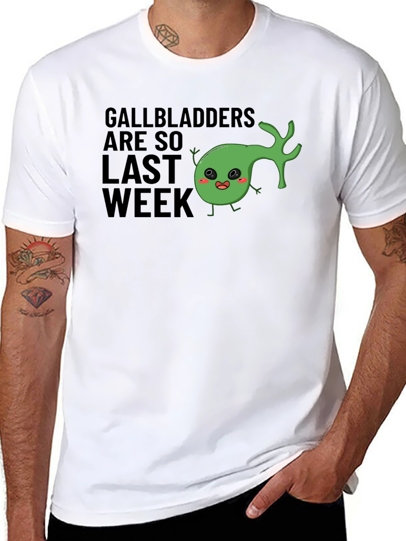 Gallbladders Are So Last Week Humor Graphic T-Shirt