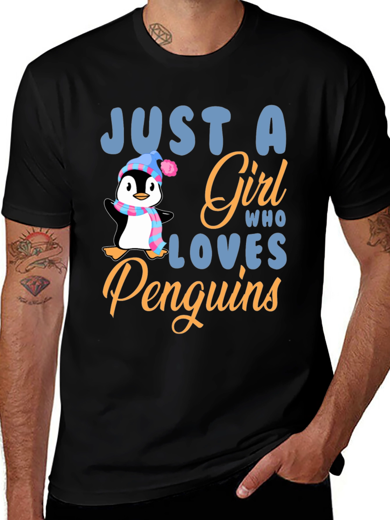 Just A Girl Who Loves Penguins T-Shirt