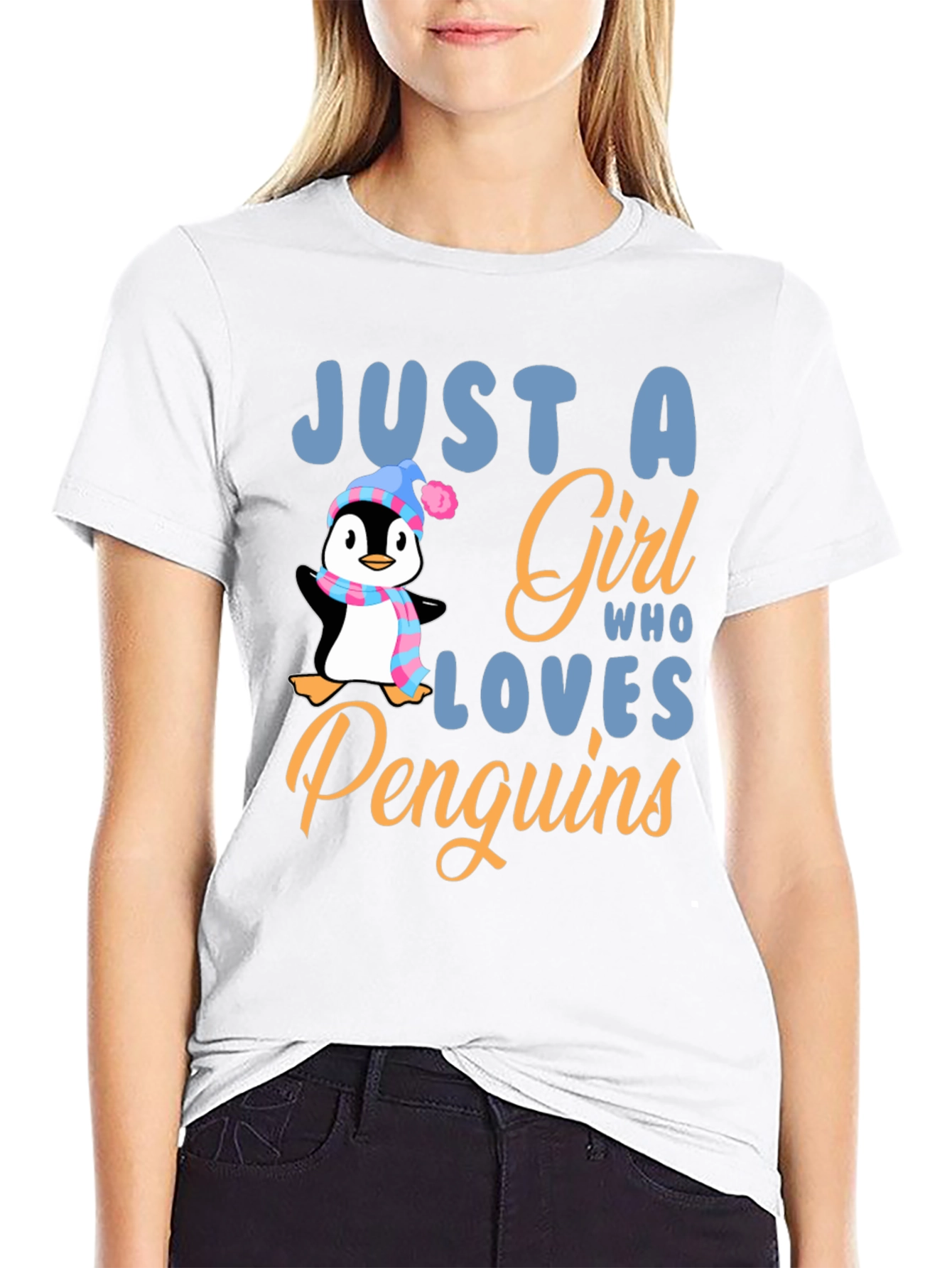 Just A Girl Who Loves Penguins T-Shirt