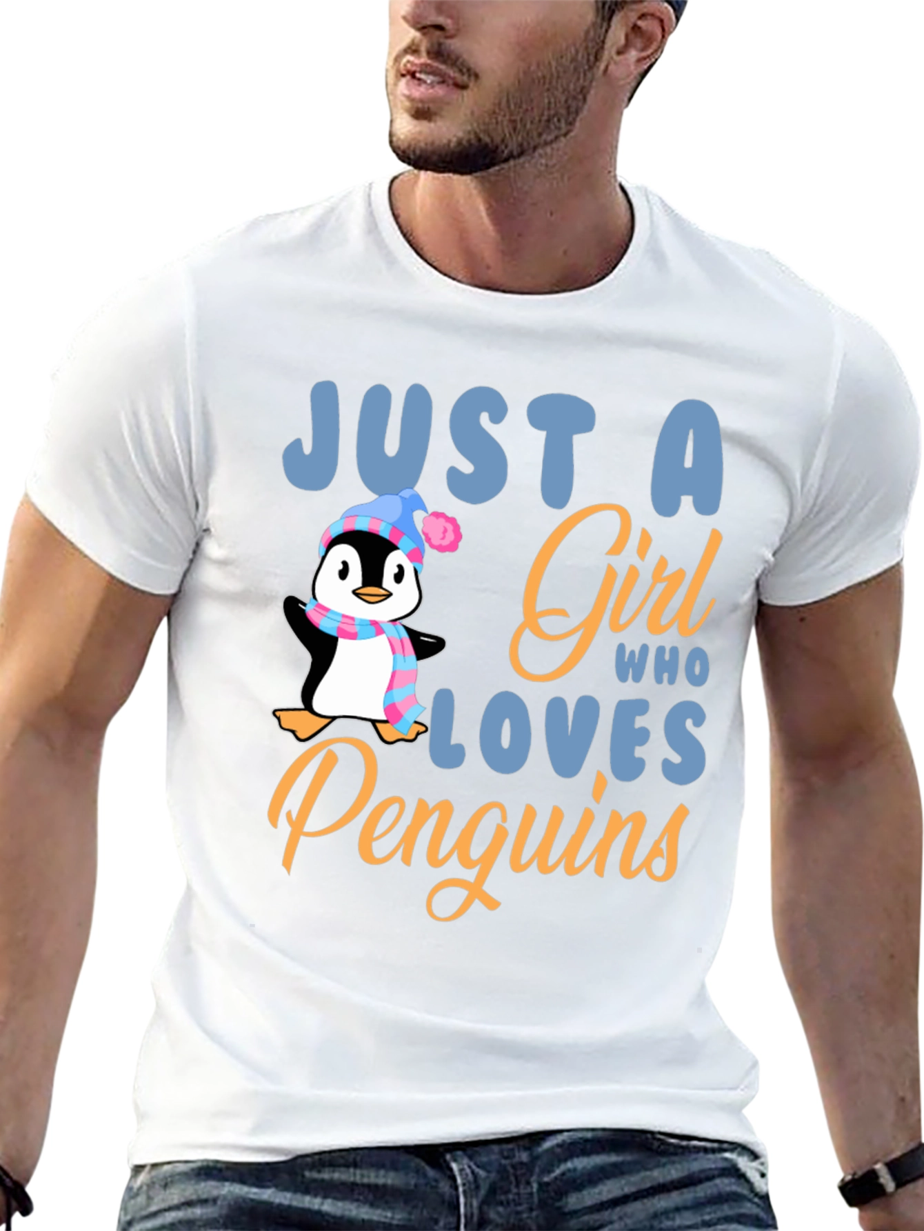 Just A Girl Who Loves Penguins T-Shirt
