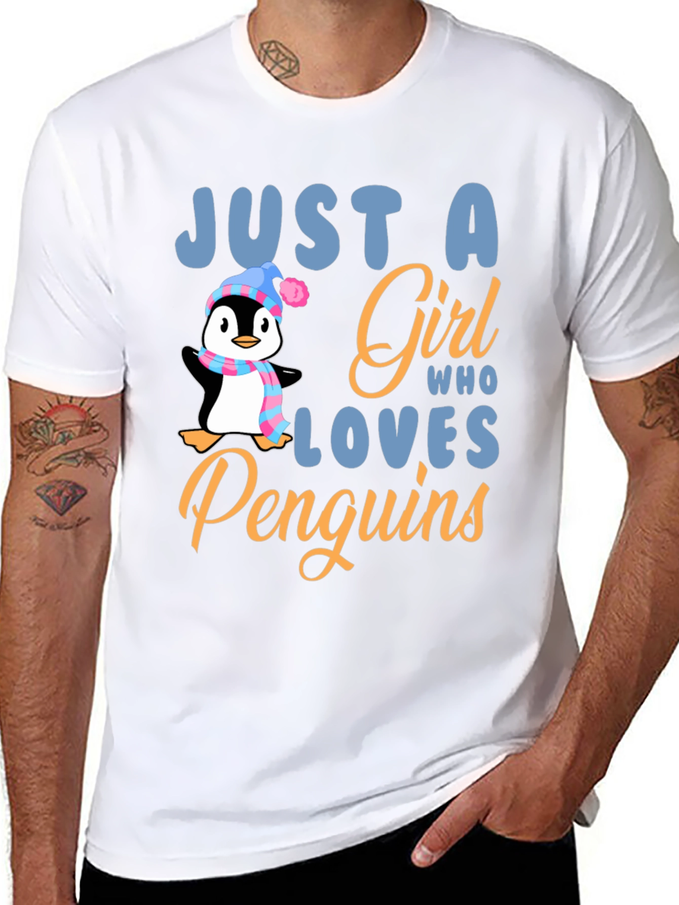 Just A Girl Who Loves Penguins T-Shirt
