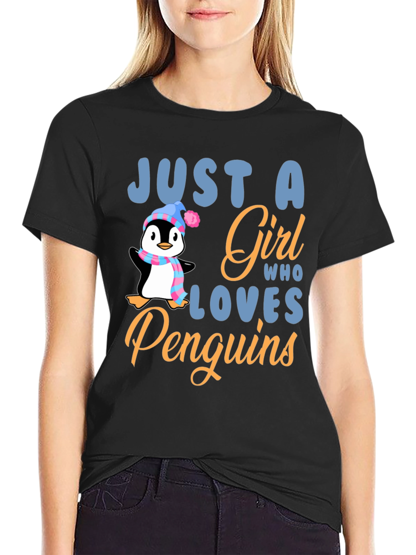 Just A Girl Who Loves Penguins T-Shirt