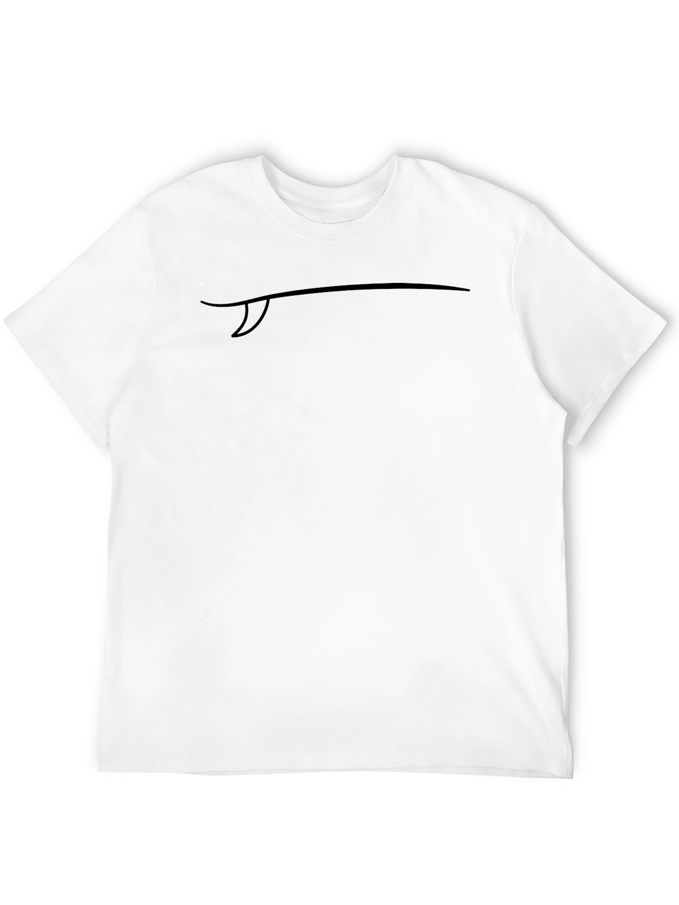 Black Surfboard T-Shirt - Casual Mens Tee