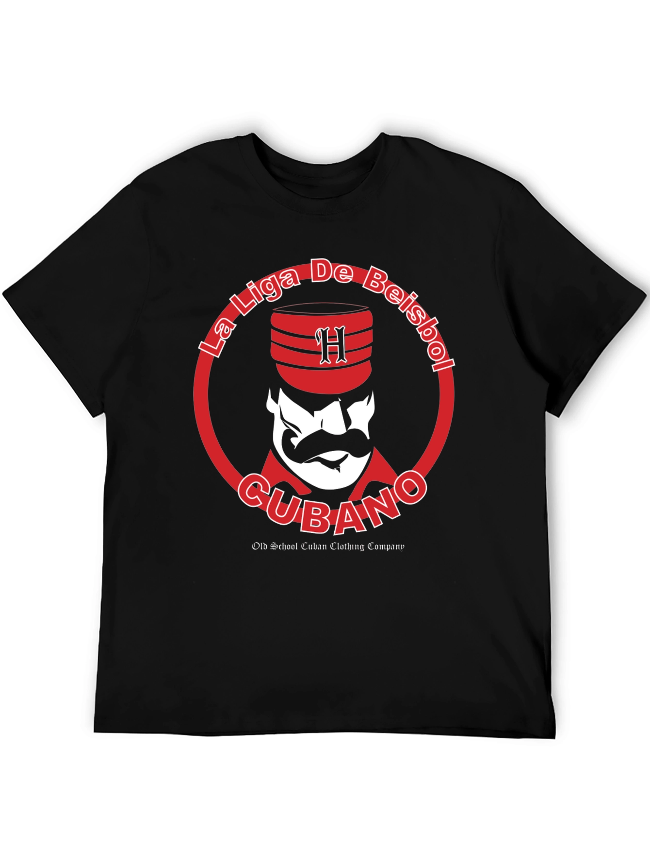 La Liga De Beisbol Cubano Black T-Shirt