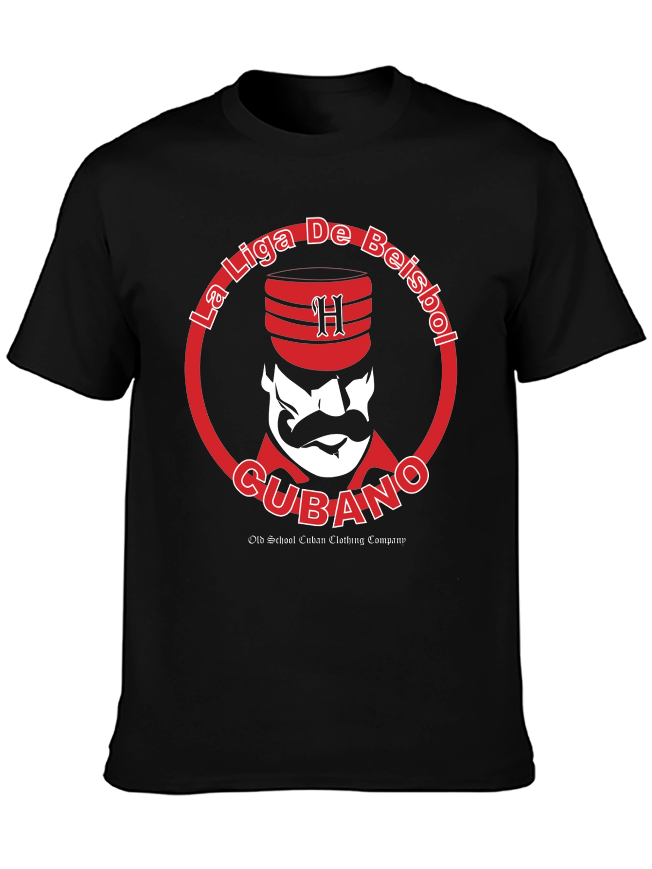 La Liga De Beisbol Cubano Black T-Shirt