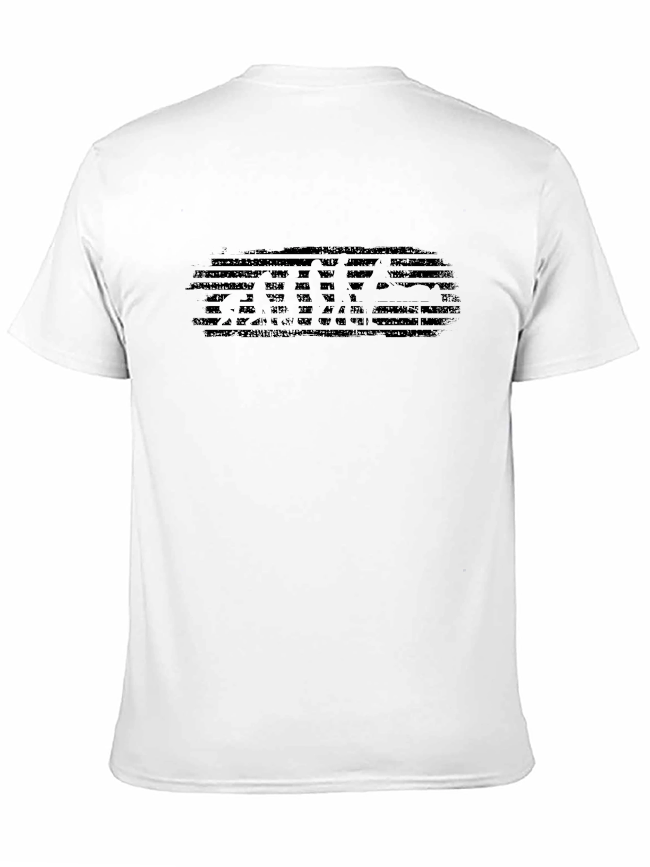 Black Graphic Print Mens T-Shirt